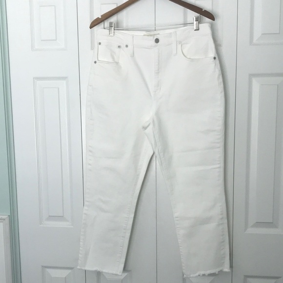 Madewell The High-Rise Slim Crop Boyjean Size 30 - Picture 2 of 11